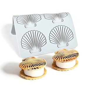 Moule en silicone pour tuiles, pochoir en dentelle, tapis de cuisson, moule à gâteau, outil de présentation pour biscuits et desserts, ustensile de pâtisserie pour la décoration au sucre - Product Image 4