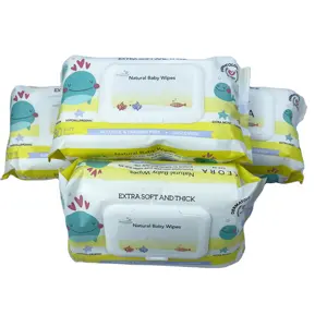 Baby Wipes Wholesale Eco-friendly Organic Biodegradable Wet Wipes Baby Care Newborn Sensitive Skin Natural Disposable Wipes