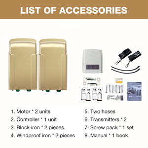 Ouvre-porte automatique à piston pivotant, nouveau, moteurs avec télécommande, électriques, à double bascule, fabricants - Product Image 5