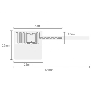 Étiquette antivol souple RFID 860-960 MHz pour bijoux (bagues, colliers, boucles d'oreilles) – Sécurité en magasin de détail - Product Image 3