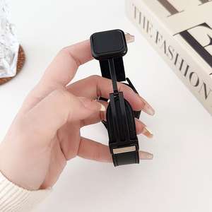 สายนาฬิกาซิลิโคน20มม. 22มม. สำหรับ Samsung <span class=keywords><strong>Galaxy</strong></span> <span class=keywords><strong>Watch</strong></span> 7 6 5 <span class=keywords><strong>5pro</strong></span> 4ตะขอแม่เหล็กสำหรับ Huawei GT6 GT5 <span class=keywords><strong>5PRO</strong></span> 4 - Product Image 2