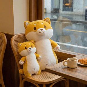 Peluche de <span class=keywords><strong>Shiba</strong></span> <span class=keywords><strong>Inu</strong></span>, Juguete de Peluche Súper Suave, Peluche Reconfortante para Bebés, Lindo Regalo para el Hogar - Product Image 1