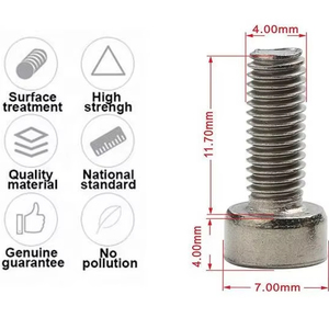 Tornillo de Cabeza Allen, DIN 912, M10-1.5 X 20mm, Acero Aleado <span class=keywords><strong>M</strong></span>étrico Clase 12.9, Zinc, Rosca Hexagonal (Cantidad: <span class=keywords><strong>100</strong></span>) Rosca Gruesa, <span class=keywords><strong>M</strong></span> - Product Image 1