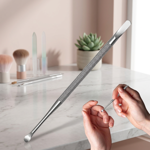 Pousse-cuticules double embout en acier inoxydable réutilisable – Qualité professionnelle - Product Image 6