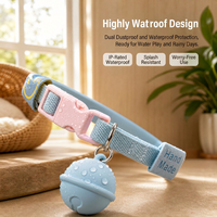 Mini Rastreador de Mascotas, Collar Localizador Impermeable Inalámbrico con Batería de Larga Duración, Dispositivo Antipérdida para Perros y Gatos, Aplicación de Posicionamiento Global