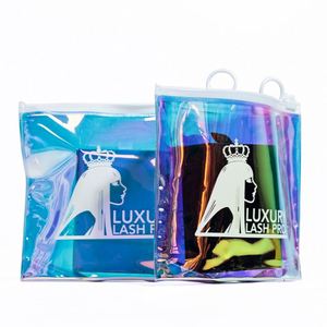Custom Logo Holographic PVC Zipper <b>Bag</b> Reusable <b>Clear</b> Cosmetic Pouch for Travel Jewelry <b>Storage</b> Eco Friendly Waterproof Durable - Product Image 3