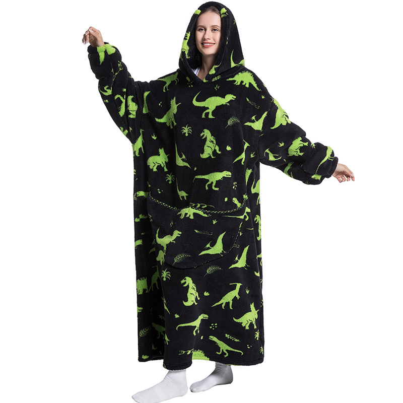 Two-color dinosaur cold suit-extended