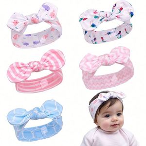Paquete de Cinco Diademas con Lazo para Bebé, Accesorios para el Cabello de Niños, para Recién Nacidos, Accesorios para Fotos de Cien Días, Regalo - Product Image 2