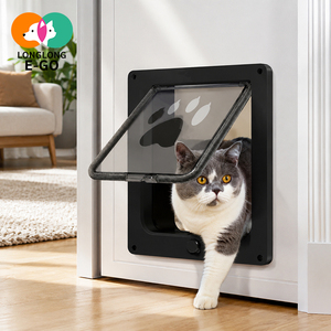 Porta di Sicurezza <span class=keywords><strong>per</strong></span> Animali Domestici con Telaio in Plastica Resistente, Accesso Bidirezionale, Facile Installazione, <span class=keywords><strong>per</strong></span> <span class=keywords><strong>Gatti</strong></span> e Cani di Piccola Taglia, Accessori <span class=keywords><strong>per</strong></span> Interni - Product Image 1