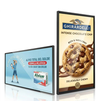 Afficheur numérique LCD mural 1080P pour la publicité, la publicité animée, les magasins de détail, les restaurants, les centres commerciaux, les panneaux de menu intérieurs