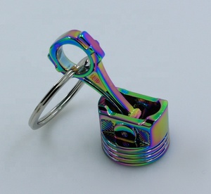 Neo Chrome 3D Piston <span class=keywords><strong>Keychain</strong></span> | cầu vồng động cơ Keyring | turboost <span class=keywords><strong>dropshipping</strong></span> - Product Image 4