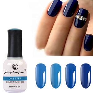 Fengshangmei Gel Polish Không Có Cơ Sở Không Có Top 3 Trong 1 Nail Polish Gel Nguồn Cung Cấp Móng Tay Salon 15Ml Gel Polish Một Bước - Product Image 4