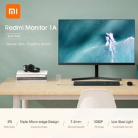 Moniteur LCD IPS incurvé Redmi 1A 23,8 pouces 60Hz Full HD 1920x1080 Résolution Protection des yeux pour la maison et les étudiants
