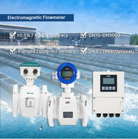 Débitmètre électromagnétique OEM Chine DN100 DN150 pour huile et eau avec précision de 0,5 % et construction en acier inoxydable