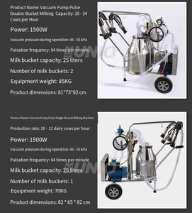 เครื่องรีดนมสแตนเลสทนทาน ประห<span class=keywords><strong>ย</strong></span>ัดพลังงาน สำหรับฟาร์มปศุสัตว์ในชนบทของเปรู - Product Image 3