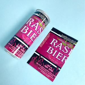 Funda termorretráctil con pegamento para lata de cerveza, etiqueta retráctil con logotipo personalizado - Product Image 6