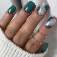 Faux-ongles à pression rouge aspen Senboma fabricants, faux ongles personnalisés