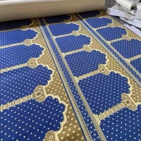 Prix de gros pour tapis de mosquée entiers, noués à la main, en polyester peluche, antidérapants, vente directe d'usine, motifs personnalisables
