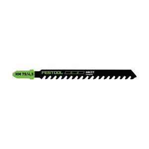 FESTOOL - 204343 Hoja de sierra de calar HM 75/4,5 Materiales de construcción Materiales abrasivos-EAN 4014549332375 CUCHILLAS Y DISCOS DE CORTE - Product Image 1