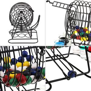 Jaula de Metal para <span class=keywords><strong>Bingo</strong></span> de 9 pulgadas, alta calidad, para bolas de 7/8 pulgadas - Product Image 4