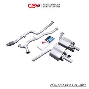 1 kit de pièces de rechange pour voiture, silencieux d'échappement, Catback avec Valve, prix d'usine, pour Benz W213, <span class=keywords><strong>E200</strong></span>, E300, 2.0T - Product Image 3