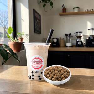 Taiwan Kosher Premium Bubble Tea Pearls Tapioca Balls Chewy Cook to Eat Box Packaging for Caf BobaPlanet - Product Image 1