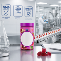 Complément multivitaminé en gommes végétaliennes à base de pectine, saveur fruitée, pour une nutrition quotidienne