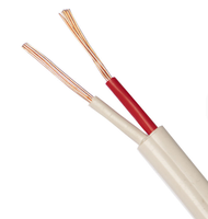 Kabel Bangunan 600V 8/3 10/2 10/3 12/2 12/3 14/2, Konduktor Bulat Pipih Berlapis Nilon, Isolasi PVC