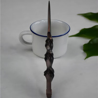 Chine Longquan tout-en-un manuel forgeage couteau à thé en acier inoxydable fil torsadé poignée aiguille à thé