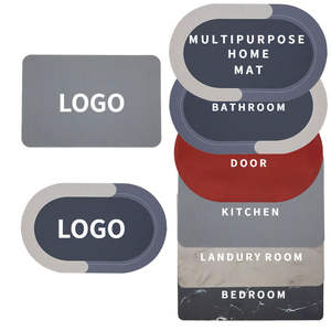 พรมเช็ดเท้า2ชิ้นแผ่นรองในครัวแบบซับน้ำได้ดี - Product Image 6