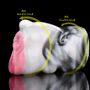 Yosy动物自慰器牛双通道男性自慰杯前列腺按摩训练器口袋猫飞机玩具批发 - Product Image 5