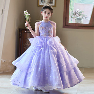 MQATZ abito da principessa in Tulle soffice abito da principessa ragazza fiore che ospita <span class=keywords><strong>Costume</strong></span> da spettacolo Cross-border per bambini - Product Image 6