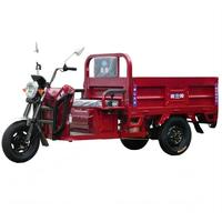Tricycle électrique robuste 60 V 1 000 W, boîte en acier à benne basculante, convertible, pour l'agriculture