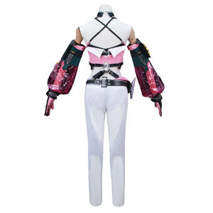 Costume de cosplay Huayi Arknights Endand, ensemble d'accessoires de coiffure Yvonne, pantalon, tenue de style C pour femme, en polyester, pour jeu de rôle End World - Product Image 3