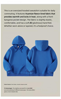 Hoodie Pria Sweatshirt 400GSM Katun Fleece Tebal Remaja Unisex Oversized Streetwear Polos Custom Logo Grosir