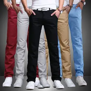 2024 новые мужские ткани 100% хлопчатобумажные мужские высококачественные узкие облегающие брюки больших размеров с прямыми штанинами для мужчин