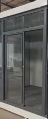 Porte coulissante double vitrage DYCE1 gris 2000mm*2480mm, conteneur en acier plat, design moderne, garantie 1 an, utilisation extérieure - Product Image 3