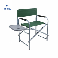 Chaise de plage pliante d'extérieur portable HOMFUL Chaise de camping pliable en tube d'acier