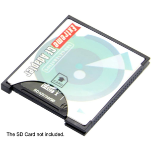 Adaptador de Tarjeta de Memoria SD SDXC a <span class=keywords><strong>CF</strong></span> Compact Flash Tipo I de Alta Velocidad, Adaptador de Lector de Tarjetas <span class=keywords><strong>CF</strong></span> a SD - Product Image 2