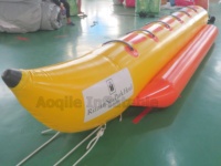 Jeux d'eau gonflables Bateaux bananes Équipement de jeu d'eau remorquable flottant