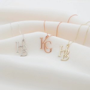 Nuova Collana con Ciondolo a Catena in Acciaio Inossidabile Dorato con Lettere A-Z, <span class=keywords><strong>per</strong></span> Amanti e Amici, Unisex, Regalo di Natale - Product Image 3