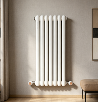 Radiateur décoratif vertical/horizontal SL50 en acier, colonne design, radiateur à eau chaude moderne pour chauffage central résidentiel