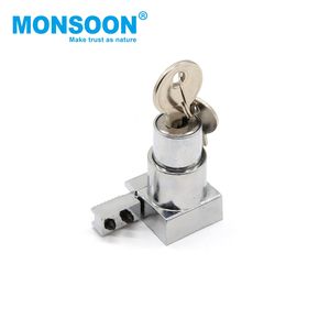 อุปกรณ์ฮาร์ดแวร์ในครัว ตู้เก็บของ ลิ้นชัก ตู้ กล่องจดหมาย ล็อคประตู ล็อคตู้เก็บของแบบลิ้นชัก ล็อคประตูกระจกบานเลื่อนแบบมีกุญแจ - Product Image 2