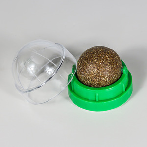 Bola de hierba gatera giratoria para gatos 2024, ventosa de pared, juguetes para lamer, bolas de azúcar de hierba gatera, juguetes para gatos, bola interactiva, juguete de menta para gatos - Product Image 2