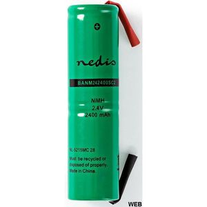 Batería recargable Nedis NiMh 2.4V 2400mAh para herramientas eléctricas - Product Image 1