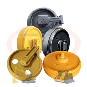 Front Idler Sk55 Sk60 E120B Sh120 Sk135 Tb175 E200B Sk200 Pc290 Sk350 Sd32 D5 D6D Parts For Excavator Bulldozer Accessories