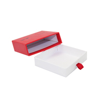 Boîte rigide en carton personnalisée de 1200gsm pour l'emballage, boîte d'emballage en papier imprimé avec logo, tiroir cadeau pour les cils