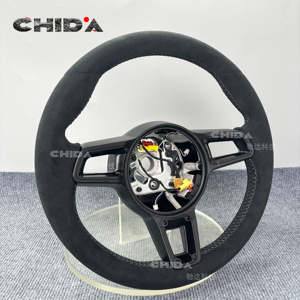 พวงมาลัยหนังนิ่มแบบปรับแต่งได้เหมาะสำหรับ911.2 911ปอร์เช่718ก็อกสเตอร์ taycan Panamera Macan <span class=keywords><strong>GTS</strong></span> Carrera - Product Image 6