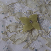 Tissu en dentelle brodée florale 3D de luxe, très populaire, avec tulle à paillettes, idéal pour les mariages et la personnalisation, vente en gros