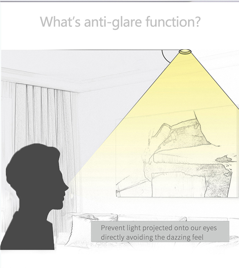 Anti Glare GU10 Surface Mounted Downlight Chandelier For Office